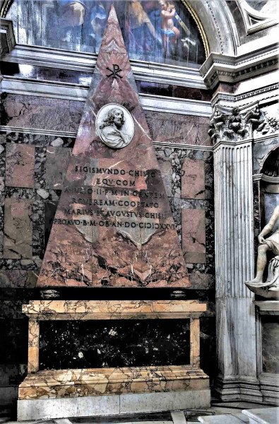 Chigi Chapel, posthumous monument to Sigismundo Chigi, Basilica of Santa Maria del Popolo