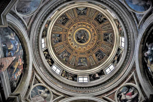 Dome of the Chigi Chapel, Basilica of Santa Maria del Popolo