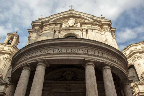 Pietro da Cortona, façade of the Church of Santa Maria della Pace