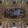 Pietro da Cortona, design of the vault along with stucco decorations, in the center the Vision of St. Philip Neri, Church of Santa Maria in Vallicella