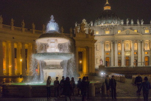 Plac św. Piotra (Piazza di San Pietro), fontanna Klemensa X