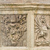 Fountain of Carlo Maderno, fragment, St. Peter's Square, coat of arms of Pope Paul V