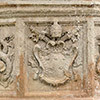 Fountain of Clement X, fragment, St. Peter's Square, coat of arms of Pope Clement X