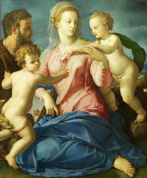 Bronzino, Holy Family with John the Baptist, Pushkin Museum, Moscow, pic. Wikipedia