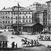 Campo de' Fiori, Giovanni Vasi, pic. Wikipedia