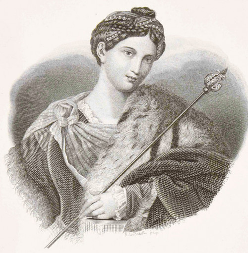 Tullia d'Aragona, Antonio Locatelli, 1837, zdj. Wikipedia