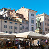 Statue of Giordano Bruno at Campo de’Fiori