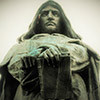 Statue of Giordano Bruno at Campo de’Fiori, fragment