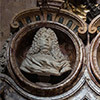 Tombstone of Camilla and Giambattista Rospigliosi-Pallavicini, fragment, Church of San Francesco a Ripa