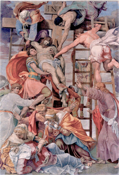 Daniele da Volterra, The Descent from the Cross, Chapel Bonfil, Church of Santa Trinità dei Monti