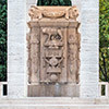 Mausoleo Ossario Garibaldino, altar made out of red granite