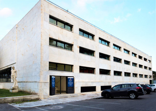 Accademia della Scherma, back side of the building, Luigi Moretti, Foro Italico