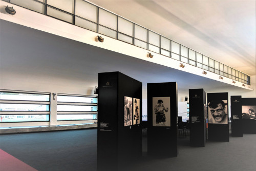 Luigi Moretti, Accademia della Scherma, interior, Foro Italico