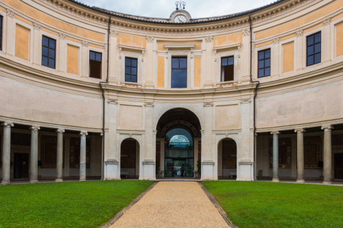 Villa Giulia, casino from the side of the inner courtyard