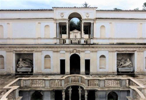 Villa Giulia, nymphaeum with statues of the gods Arno and the Tiber