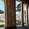 Villa Giulia, view of the courtyard from the casino side