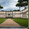 Villa Giulia, view from the loggia on the nymphaeum