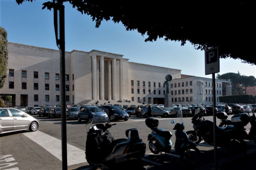 Rector's office building in the La Sapienza university complex (Città Universitaria)