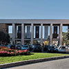 Main entrance to the university complex of La Sapienza