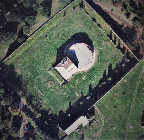 Romulus Mausoleum in the complex of Maxentius' villa on via Appia