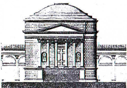 Romulus Mausoleum (Maxentius villa) in ancient times, reconstruction, pic. Wikipedia