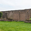 The Mausoleum of Romulus in the complex of the Maxentius villa, the wall surrounding the mausoleum