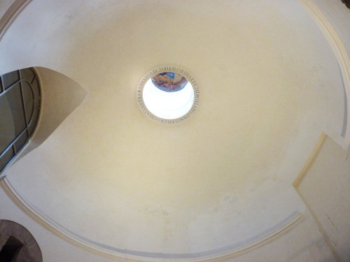 The so-called dome temple of Romulus in the Roman Forum