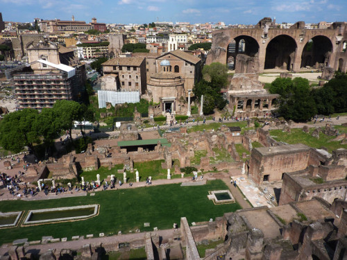 The Temple of Romulus on Forum Romanum