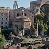 The Temple of Romulus on Forum Romanum