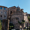 The Temple of Romulus at via Sacra, Forum Romanum