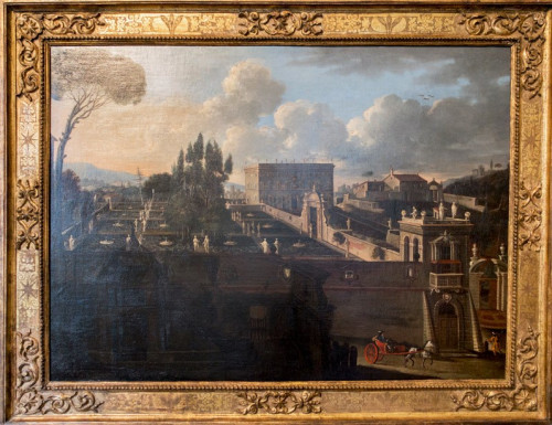 Matthias Withoos, Veduta di Villa Aldobrandini, about 1665, Museo di Roma - Palazzo Braschi