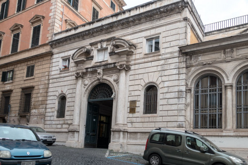 Villa Aldobrandini from via Panisperna, entrance to the International Institute of the Unification of Private Law (UNIDROIT).