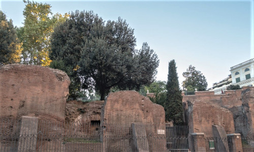 Villa Aldobrandini, remains of an ancient building in Via Mazzarino