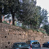 Villa Aldobrandini, the wall from the via Mazzarino side