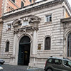 Villa Aldobrandini from via Panisperna, entrance to the International Institute of the Unification of Private Law (UNIDROIT).