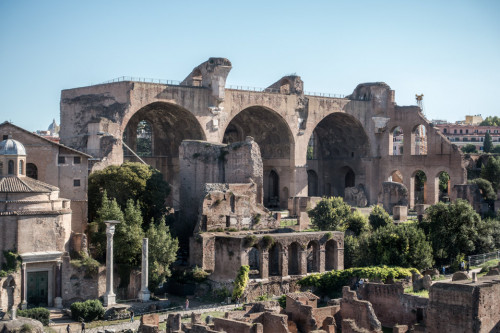 Basilica of Maxentius (completed by Emperor Constantine) - Roman Forum