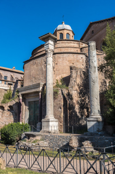 Temple of Romulus at the Roman Forum