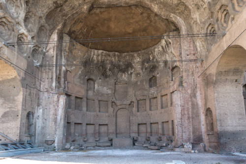 Interior of the Maxentius Basilica at the Roman Forum