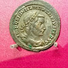 Roman coin depicting the Emperor Maxentius