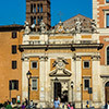 Facade of the Church of San Silvestro in Capite