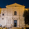 The facade of the church SS. Silvestro e Martino ai Monti