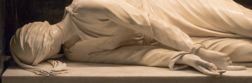 Stefano Maderno, statue of St. Cecilia, fragment, Church of Santa Cecilia