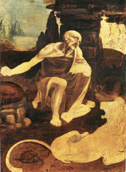 Św. Hieronim pokutujący, Leonardo da Vinci, Musei Vaticani