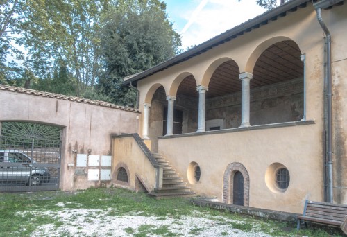 Casina of Cardinal Bessarione - view of the loggia