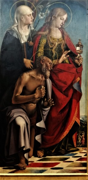 Saint Eustochium, St. Mary Magdalene and St. Hieronim, Luca Signorelli, Gemäldegalerie Berlin