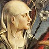 Święta Eustochium, św. Maria Magdalena i św. Hieronim, fragment, Luca Signorelli, Gemäldegalerie Berlin