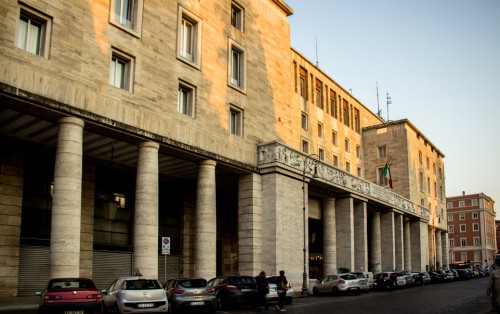 Piazza Augusto Imperatore - eastern frontage of the square