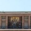 Piazza Augusto Imperatore - frieze on the building of the Pontifical Croatian College of St. Jerome