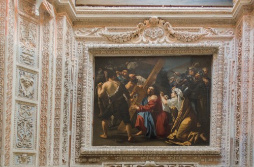 Jesus Under the Cross, Dirck van Baburen, side wall of the Pieta Chapel, Church of San Pietro in Montorio