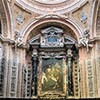 Pieta Chapel, Church of San Pietro in Montorio - view of the altar with the painting The Entombment by Dirck van Baburen